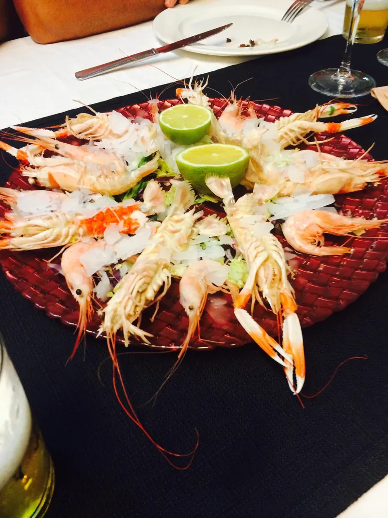 Gambas a la plancha con limón